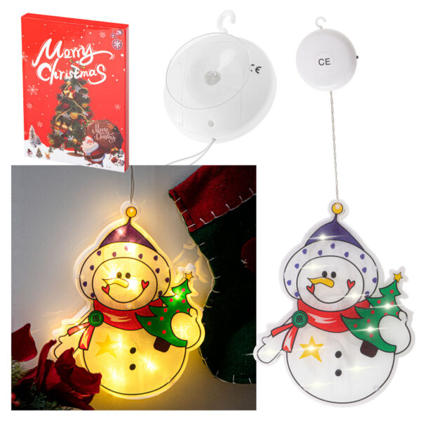 Lampki LED wiszaca dekoracja swiateczna balwan Lampki LED wiszaca dekoracja swiateczna balwan