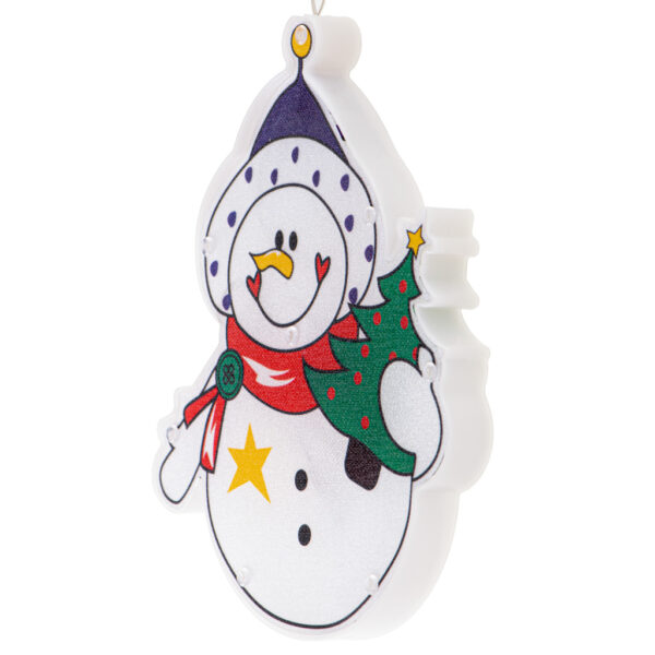 Lampki LED wiszaca dekoracja swiateczna balwan