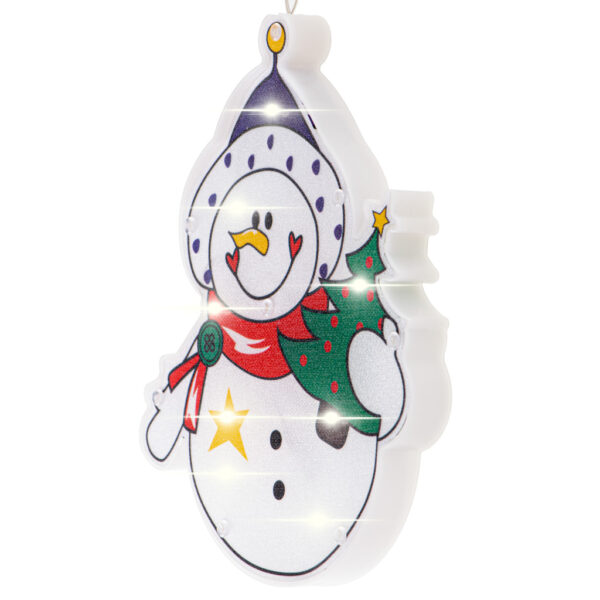 Lampki LED wiszaca dekoracja swiateczna balwan