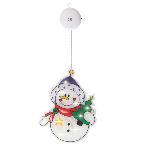 Lampki LED wiszaca dekoracja swiateczna balwan