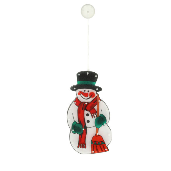 Lampki LED wiszaca dekoracja swiateczna balwan 45cm