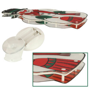 Lampki LED wiszaca dekoracja swiateczna balwan 45cm