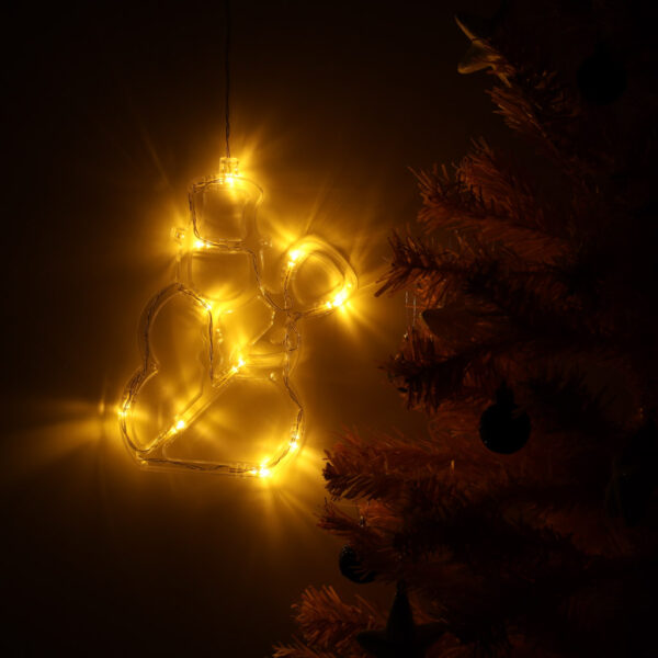 Lampki LED wiszaca dekoracja swiateczna balwanek