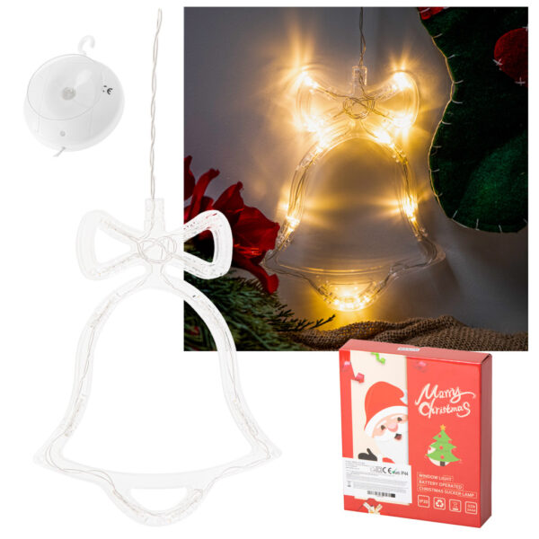 Lampki LED wiszaca dekoracja swiateczna dzwoneczek Lampki LED wiszaca dekoracja swiateczna dzwoneczek