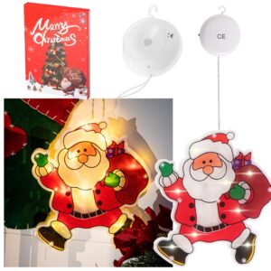 Lampki LED wiszaca dekoracja swiateczna mikolaj z prezentami