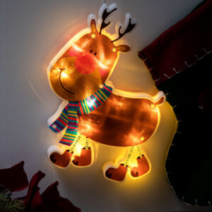 Lampki LED wiszaca dekoracja swiateczna renifer