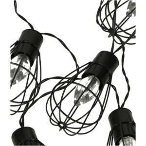 Lampki ogrodowe solarne zarowki girlanda loft 10LED