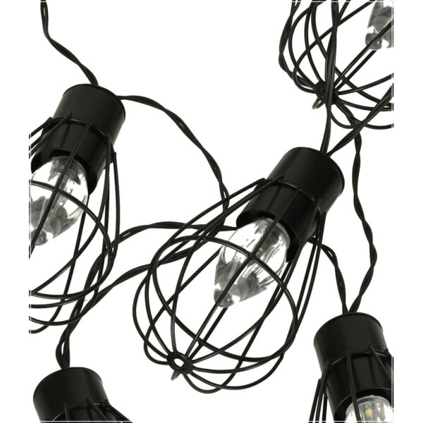 Lampki ogrodowe solarne zarowki girlanda loft 10LED