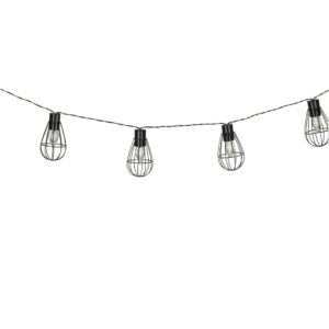 Lampki ogrodowe solarne zarowki girlanda loft 10LED