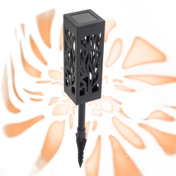 Lampy lampiony solarne stojace dekoracyjne 4 sztuki