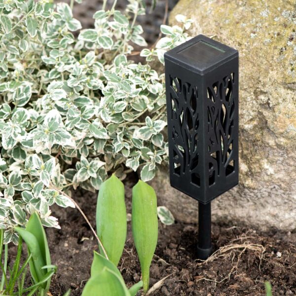 Lampy lampiony solarne stojace dekoracyjne 4 sztuki