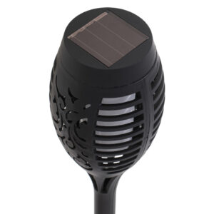 Lampy solarne ogrodowe pochodnie 12LED 4szt