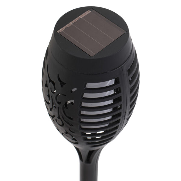Lampy solarne ogrodowe pochodnie 12LED 4szt