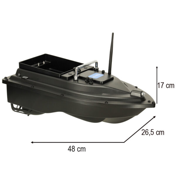 Lodka zanetowa zdalnie sterowana lodz D16B GPS 2 kg 12 000 mAh 500m