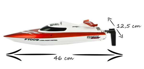 Lodz RC zdalnie sterowana FT009 pomaranczowa