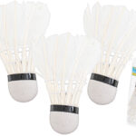 Lotki do badmintona z pior piorek 3szt