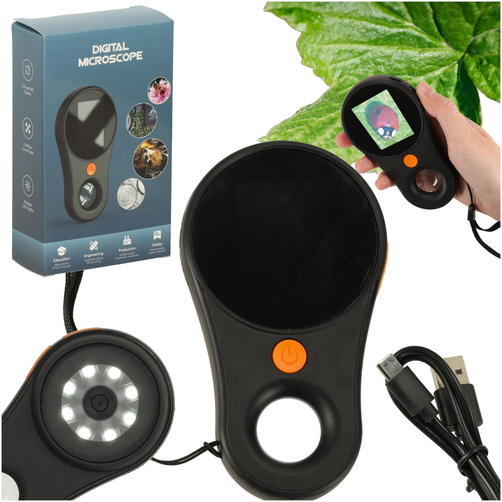 Lupa cyfrowa mikroskop powiekszenie 500x 2Mpx