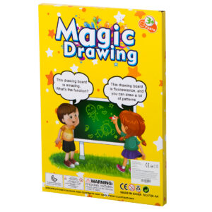 Magiczna tablica do rysowania swiatlem dlugopis UV kreatywny zestaw