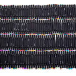 Markery dwustronne alkoholowe w etui 168 sztuk