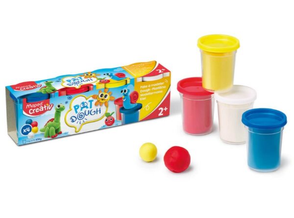 Masa plastyczna podstawowe kolory 4x114g Creative Masa plastyczna podstawowe kolory 4x114g Creative