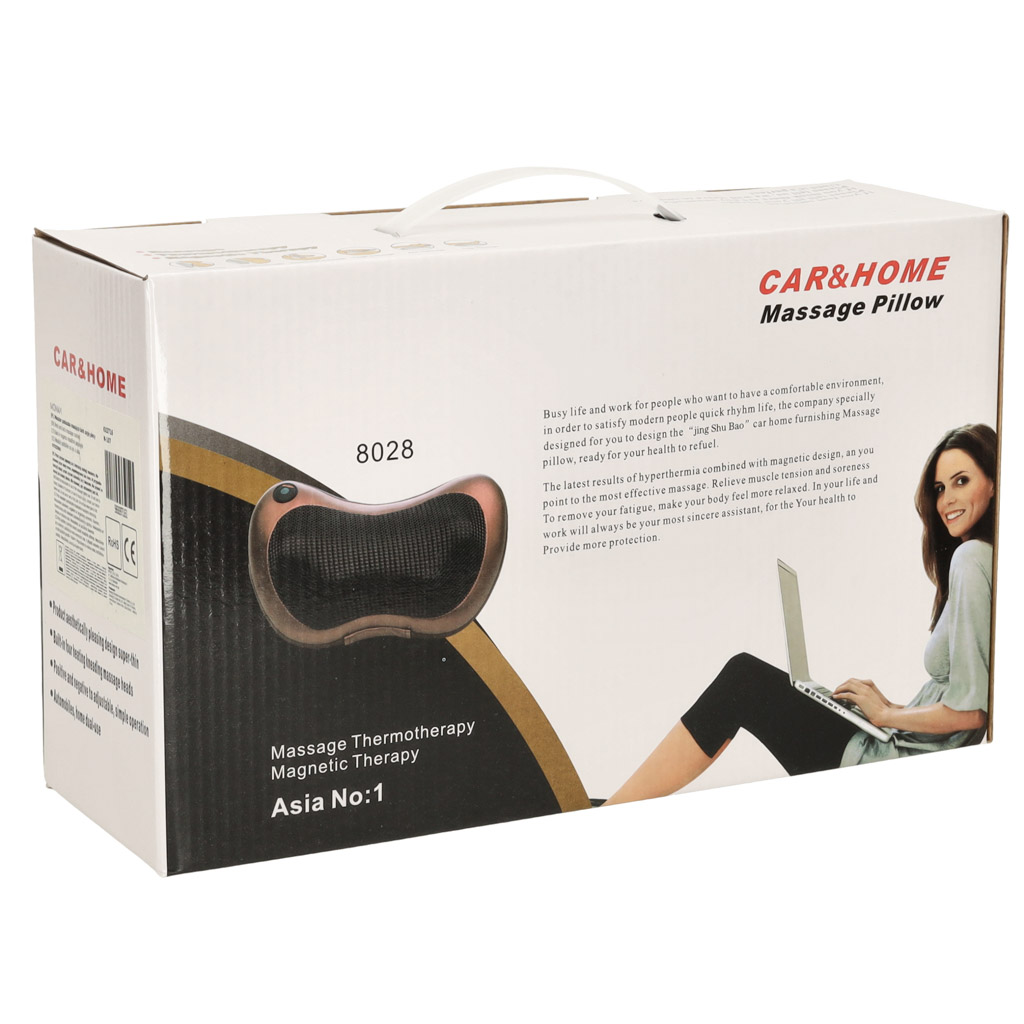 Masazer do plecow shiatsu poduszka do masazu rozgrzewajaca