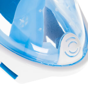 Full foldable snorkeling mask L XL blue