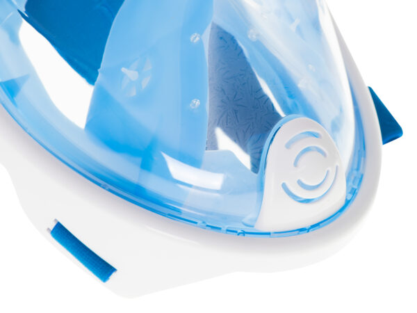 Full foldable snorkeling mask L XL blue