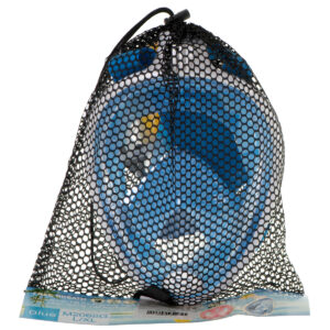 Full foldable snorkeling mask L XL blue