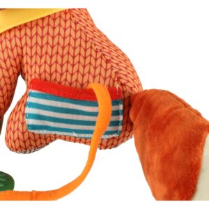 Maskotka sensoryczna zawieszka do wozka lisek