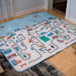 Mata Edukacyjna piankowa dla dzieci zima 180x200c