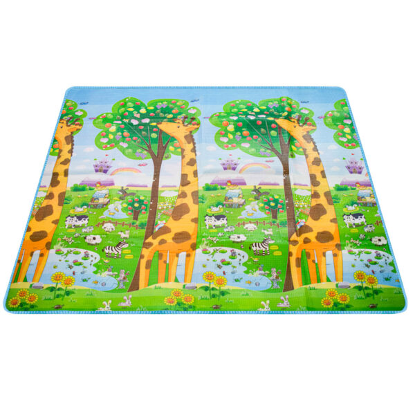 Mata Edukacyjna piankowa dwustronna ZOO 200cm x 180cm x 0 5cm