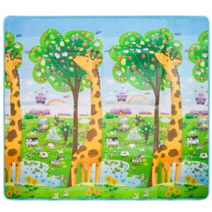 Mata Edukacyjna piankowa dwustronna ZOO 200cm x 180cm x 0 5cm