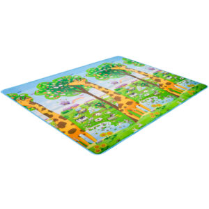 Mata Edukacyjna piankowa dwustronna ZOO 200cm x 180cm x 0 5cm