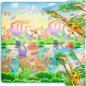 Mata Edukacyjna piankowa dwustronna ZOO 200cm x 180cm x 0 5cm
