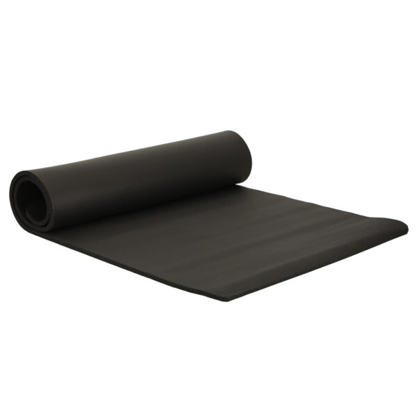 Mata do cwiczen jogi gruba 185x80x1 5 cm czarna
