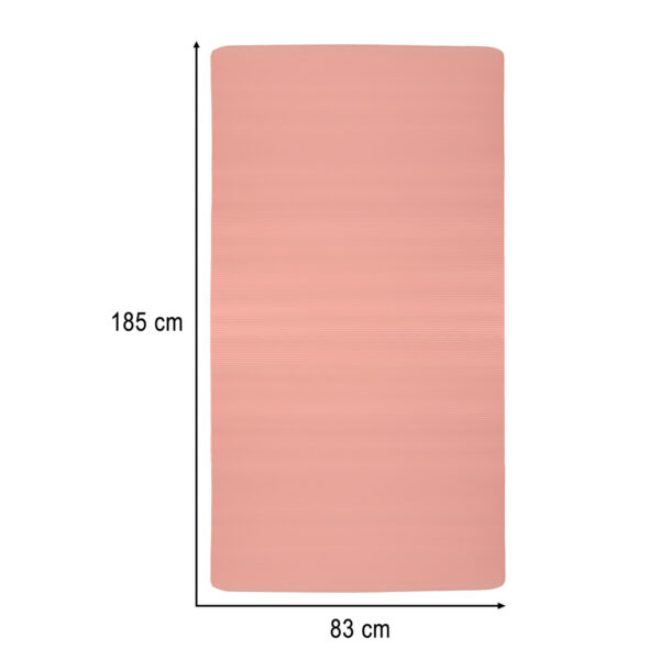 Mata do cwiczen jogi gruba 185x80x1 5 cm rozowa
