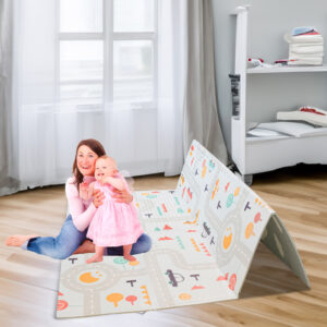 Mata edukacyjna dla dzieci ulica las 177x158x0 8cm