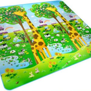 Mata edukacyjna dwustronna ZOO 200x180cm