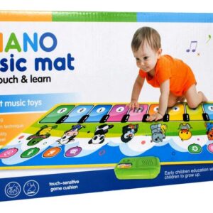 Mata muzyczna interaktywna pianinko z nagrywaniem