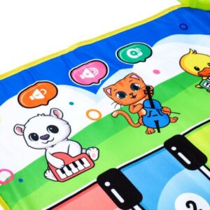 Mata muzyczna interaktywna pianinko z nagrywaniem