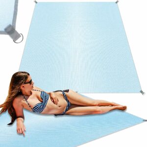 Mata plazowa koc na plaze sand free XXL 200x200cm