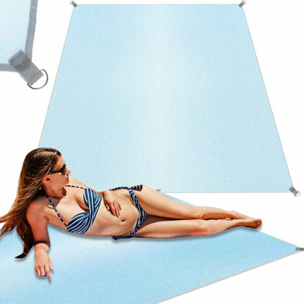 Mata plazowa koc na plaze sand free XXL 200x200cm Mata plazowa koc na plaze sand free XXL 200x200cm