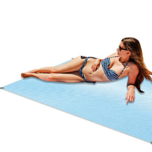 Mata plazowa koc na plaze sand free XXL 200x200cm