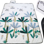 Mata plazowa koc piknikowy biwakowy palmy 150x200