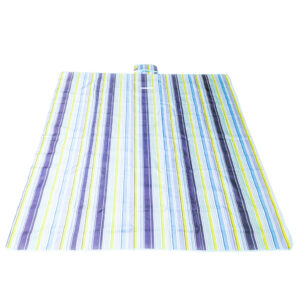 Mata plazowa koc piknikowy plazowy 200x200cm niebieski