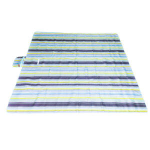 Mata plazowa koc piknikowy plazowy 200x200cm niebieski