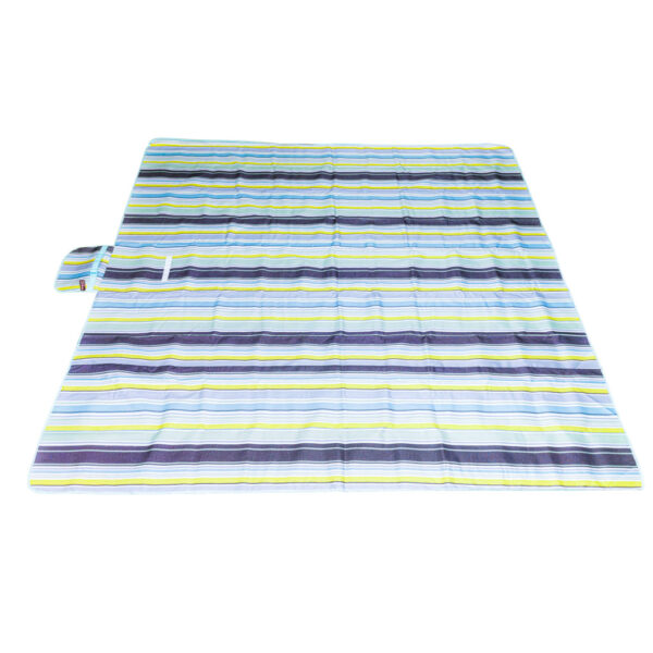 Mata plazowa koc piknikowy plazowy 200x200cm niebieski