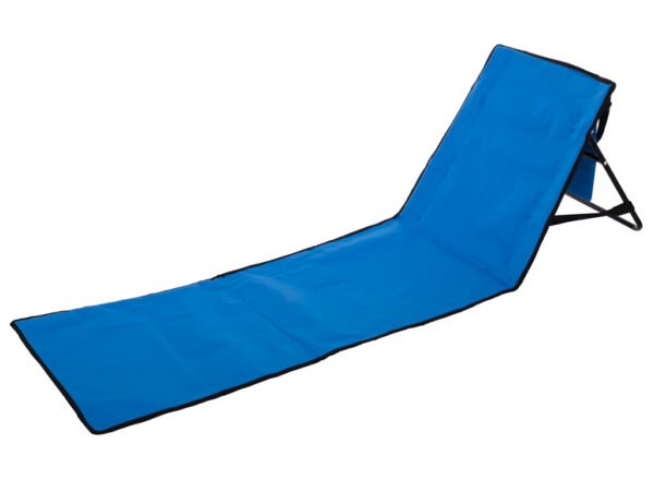 Mata plazowa lezak z oparciem skladany 150x47x48cm Mata plazowa lezak z oparciem skladany 150x47x48cm