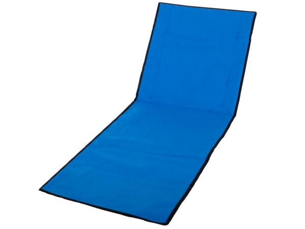 Mata plazowa lezak z oparciem skladany 150x47x48cm