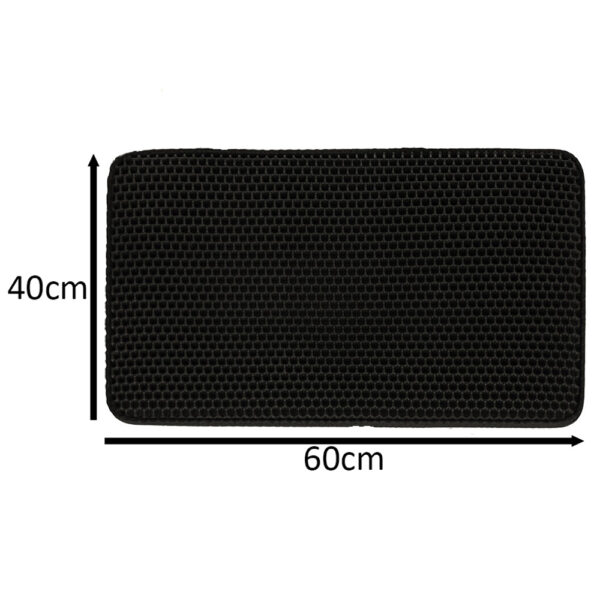 Mata pod kuwete dla kota wodoodporna dwuwarstwowa 40x60cm XXL